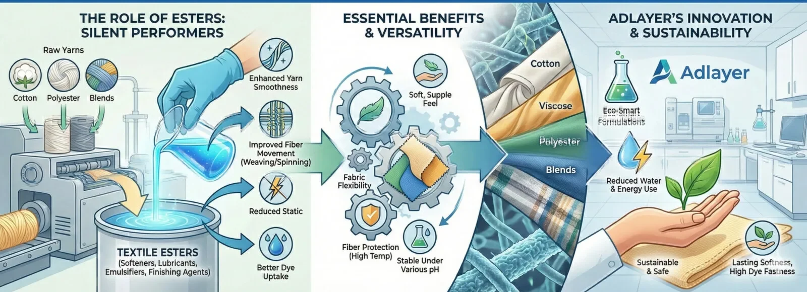 What Are Textile Esters and Why Are They Essential for Modern Processing?