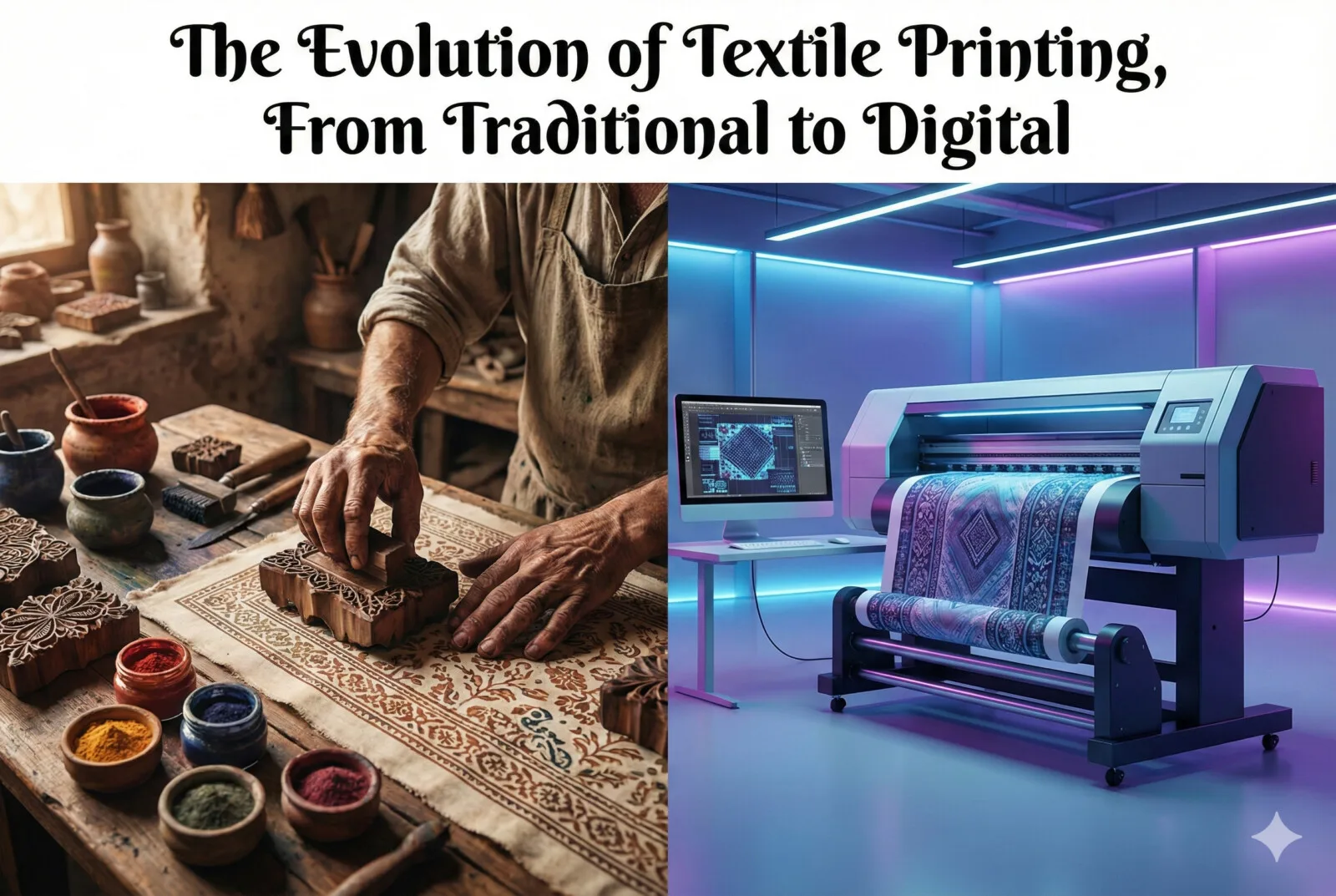 The Evolution of Textile Printing, From Traditional to Digital
